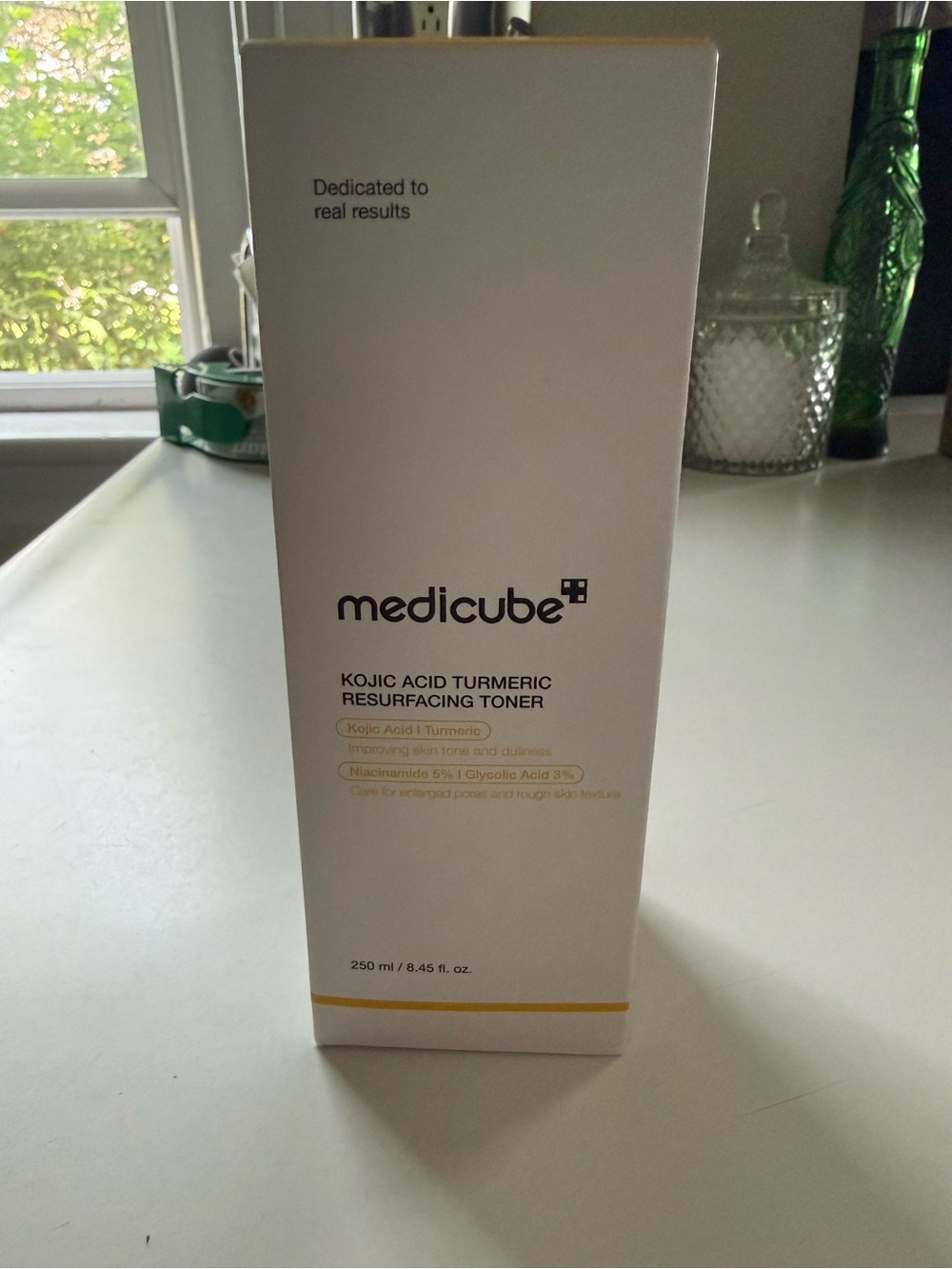 Medicube Kojic Acid Turmeric Resurfacing Toner — White & Yellow